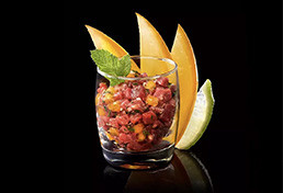TARTARE DE BOEUF EXOTIQUE COCO MANGUO
